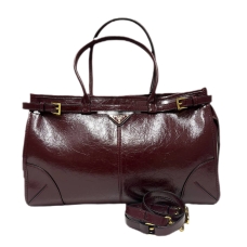 Большая кожаная сумка Prada